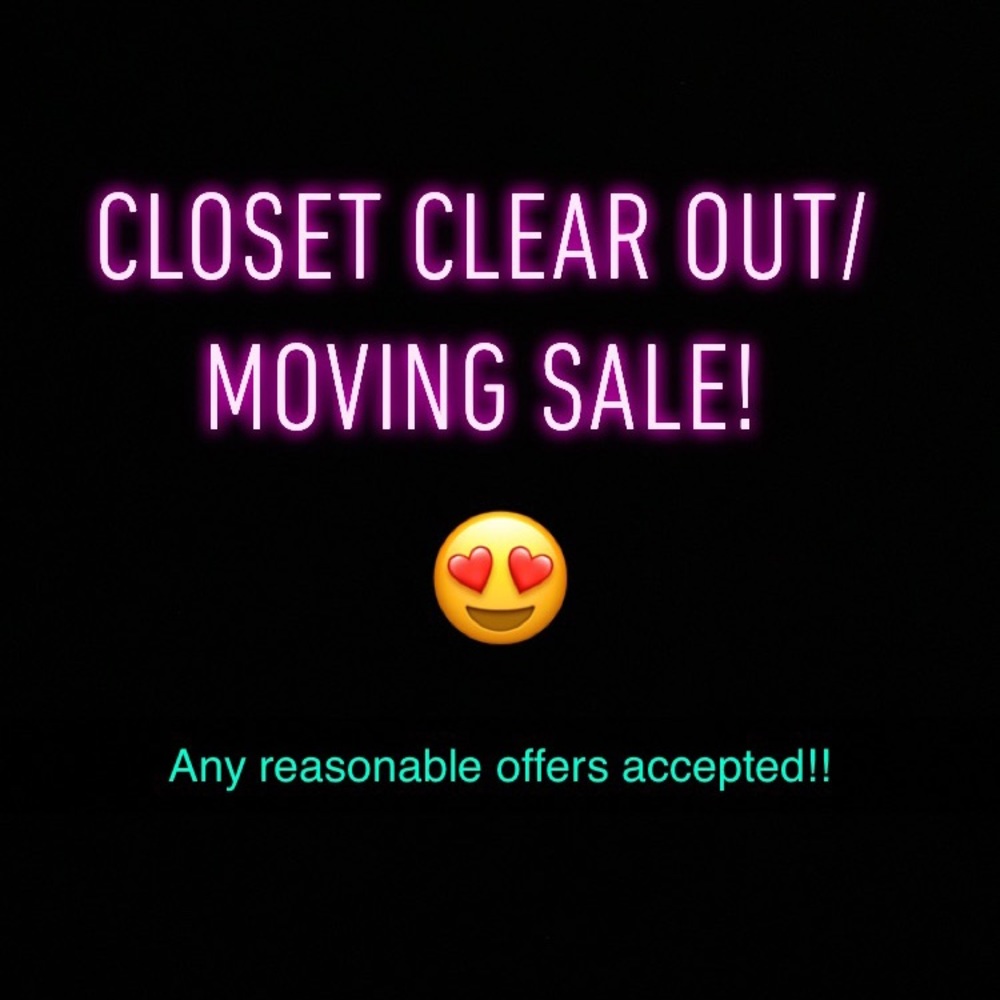 Moving soon and need to declutter the closet!!